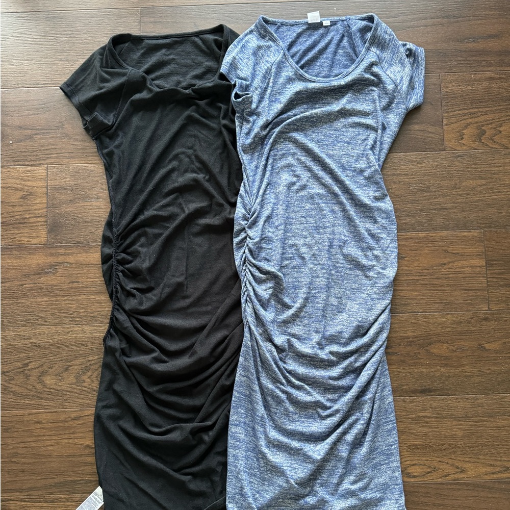 Maternity crewneck dresses